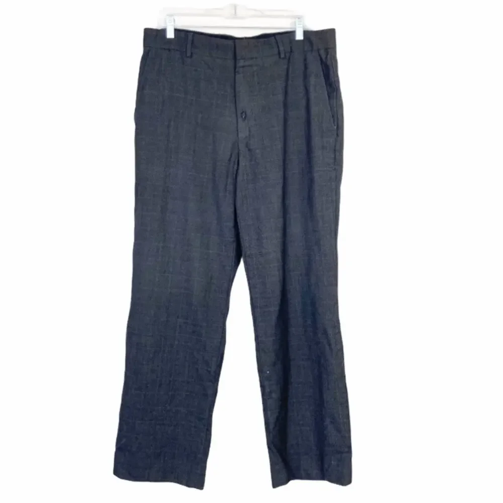 Banana republic modern fit gray wool dress pants 35x30
